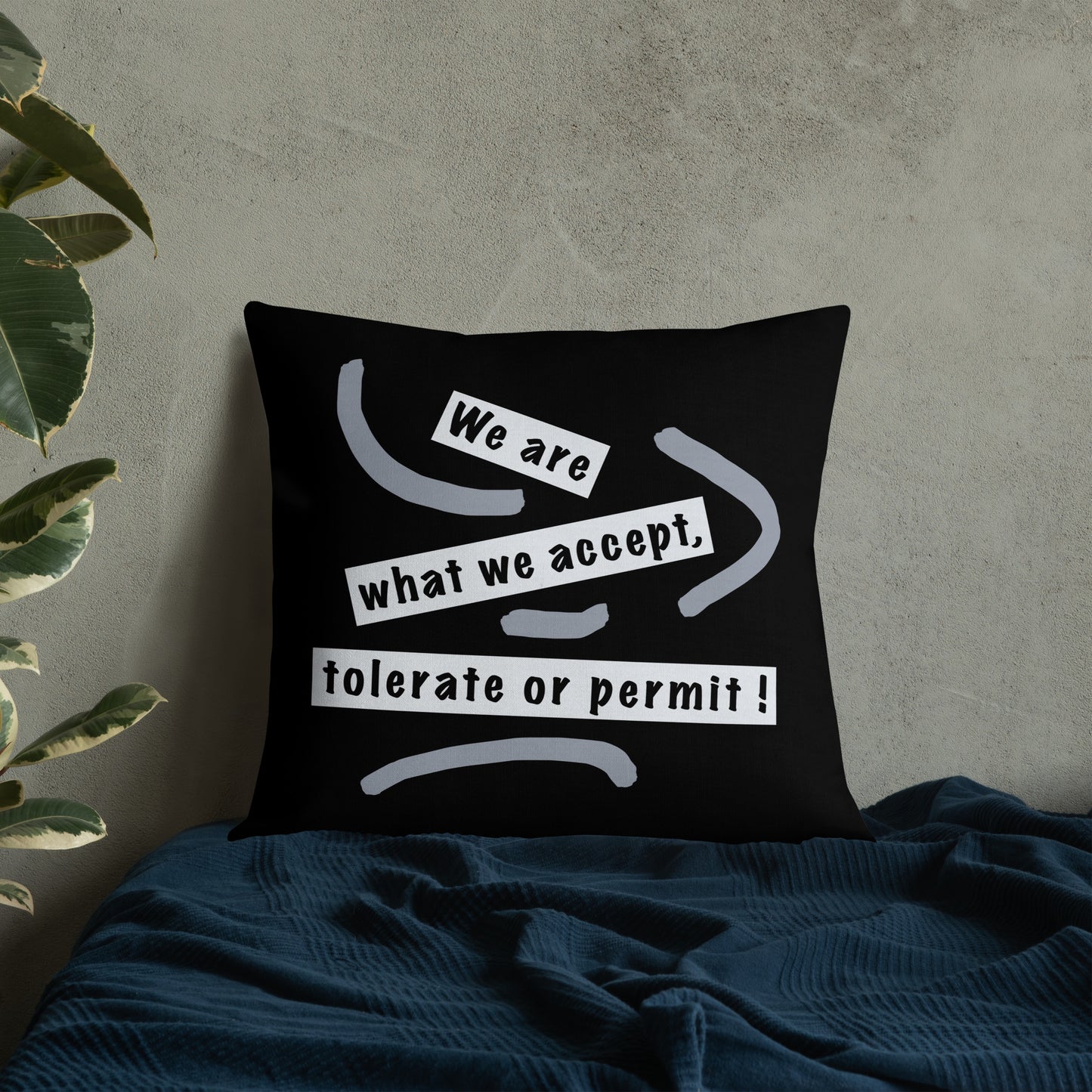 Premium Pillow (Reflections / Questions collection)