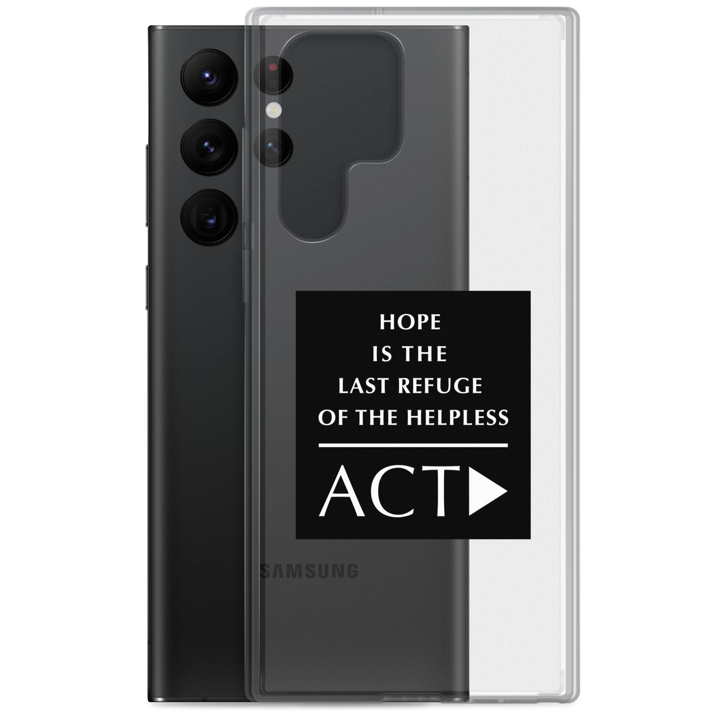 Clear Case for Samsung® (Reflections / Questions collection)