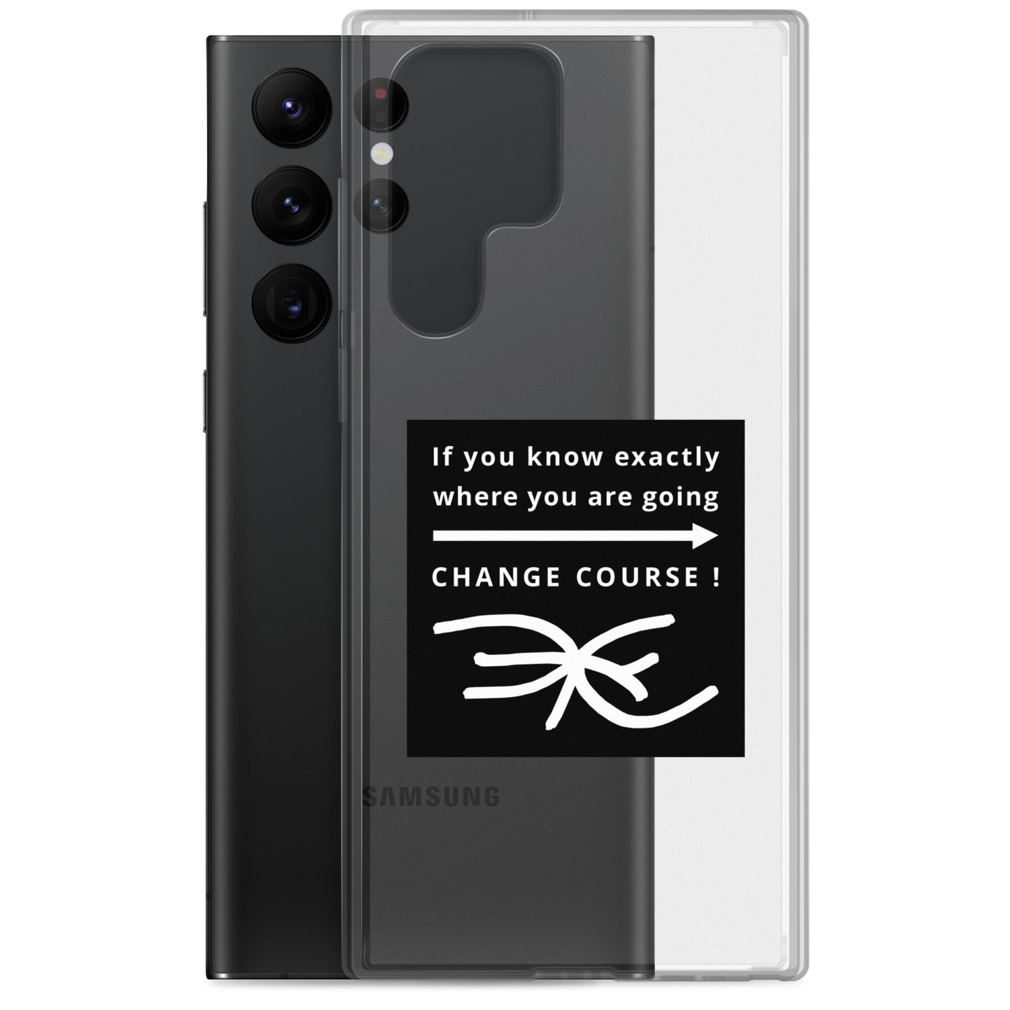 Clear Case for Samsung® (Reflections / Questions collection)