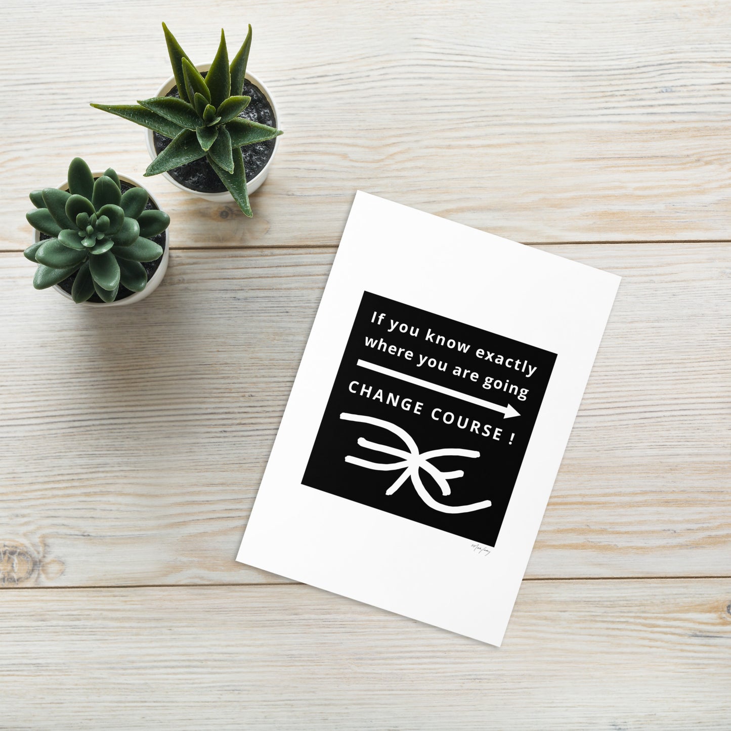 Greeting card (Reflections / Questions collection)