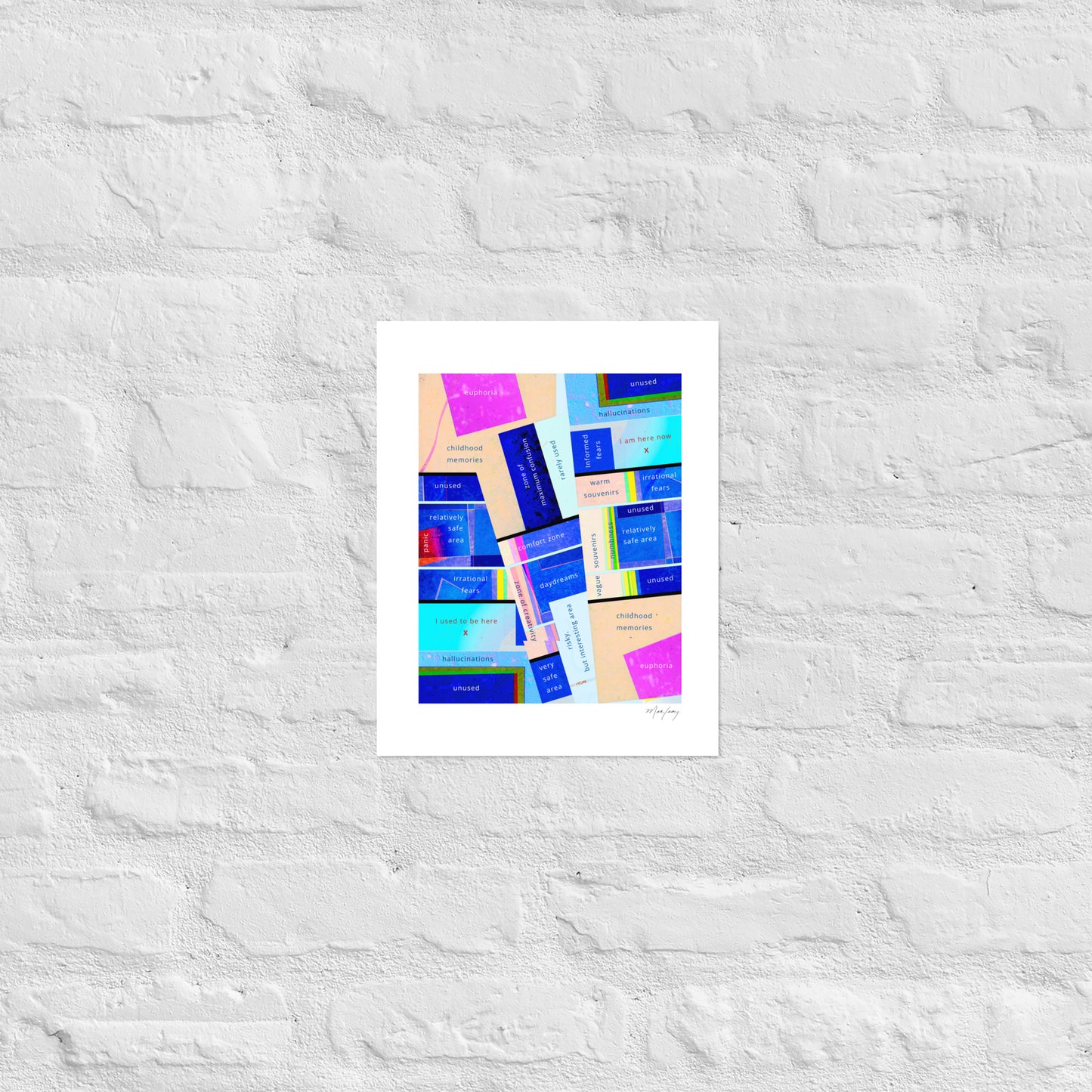 Photo paper poster: Every Moment Counts (Reflections / Questions collection)