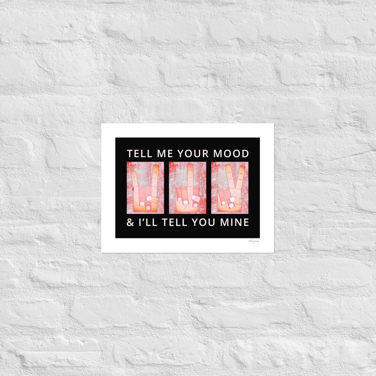 Photo paper poster: Moods N°1 (Just For Fun collection)