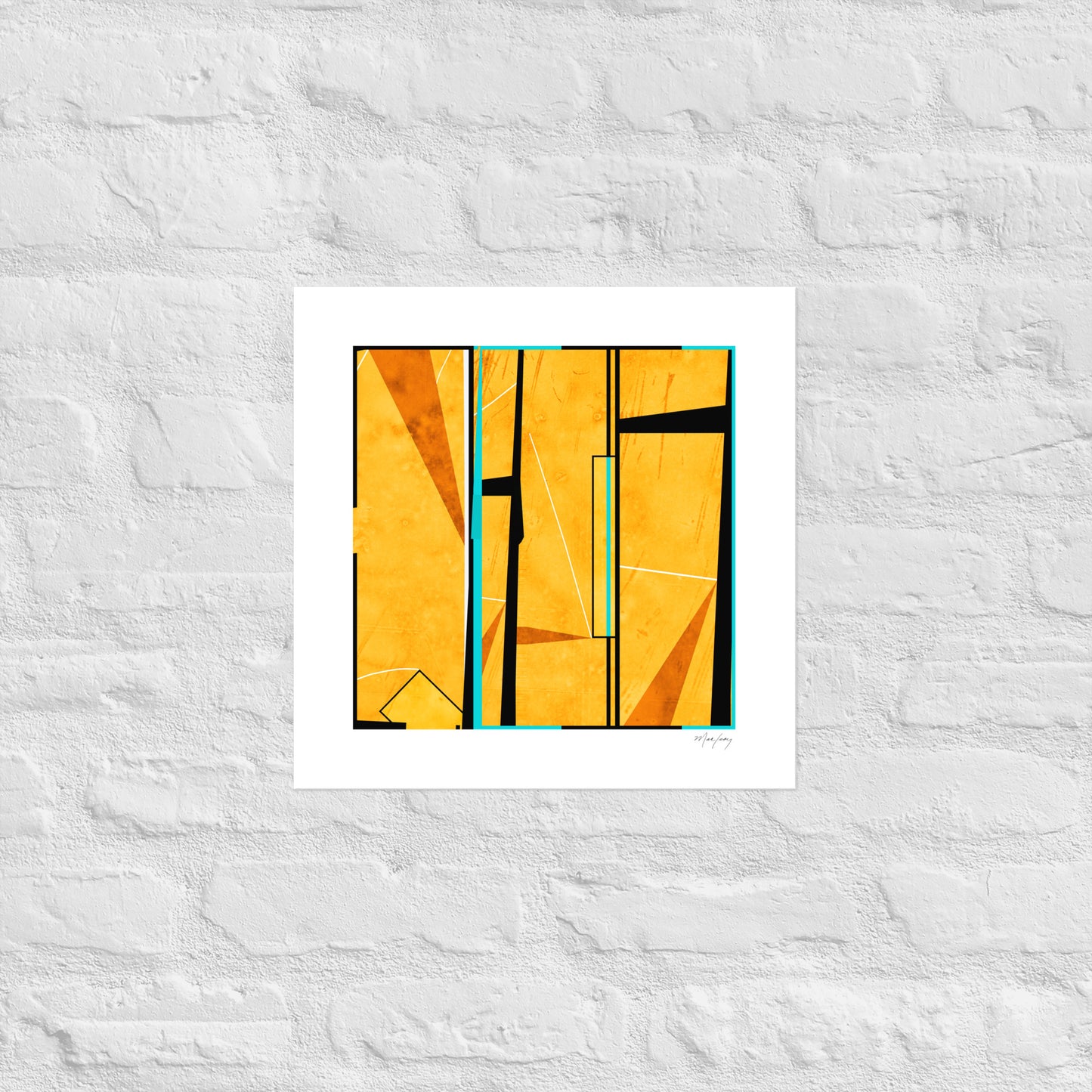 Photo paper poster: Relatively Fine-tuned Empty Argument (Abstract Chic collection)