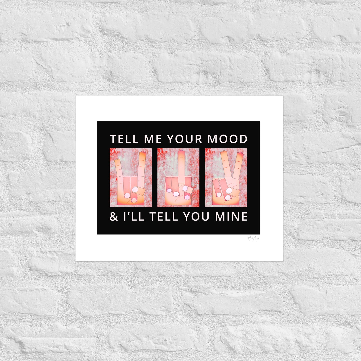 Photo paper poster: Moods N°1 (Just For Fun collection)