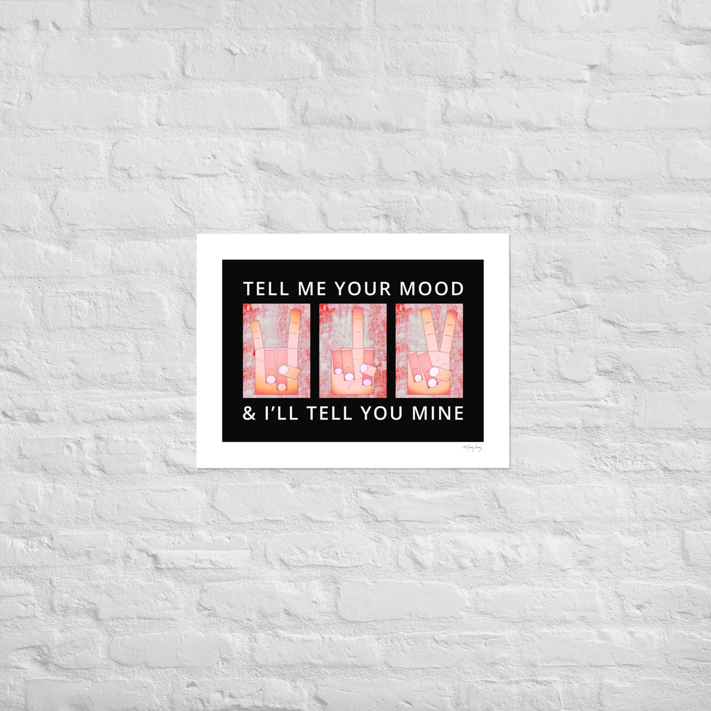 Photo paper poster: Moods N°1 (Just For Fun collection)