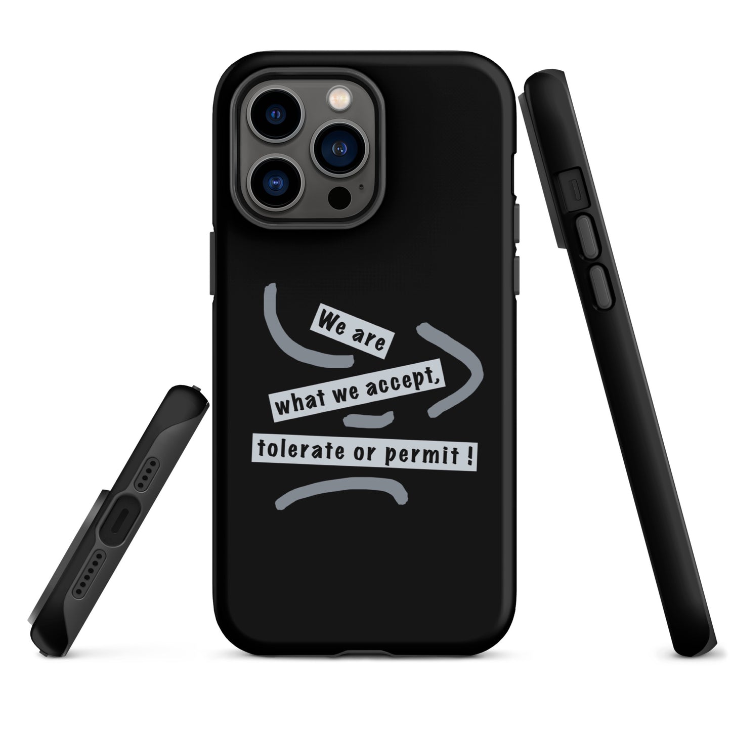 Tough Case for iPhone® (Reflections / Questions collection)