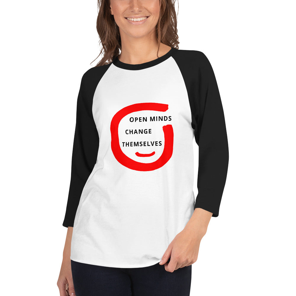 3/4 sleeve raglan shirt (Reflections / Questions collection)