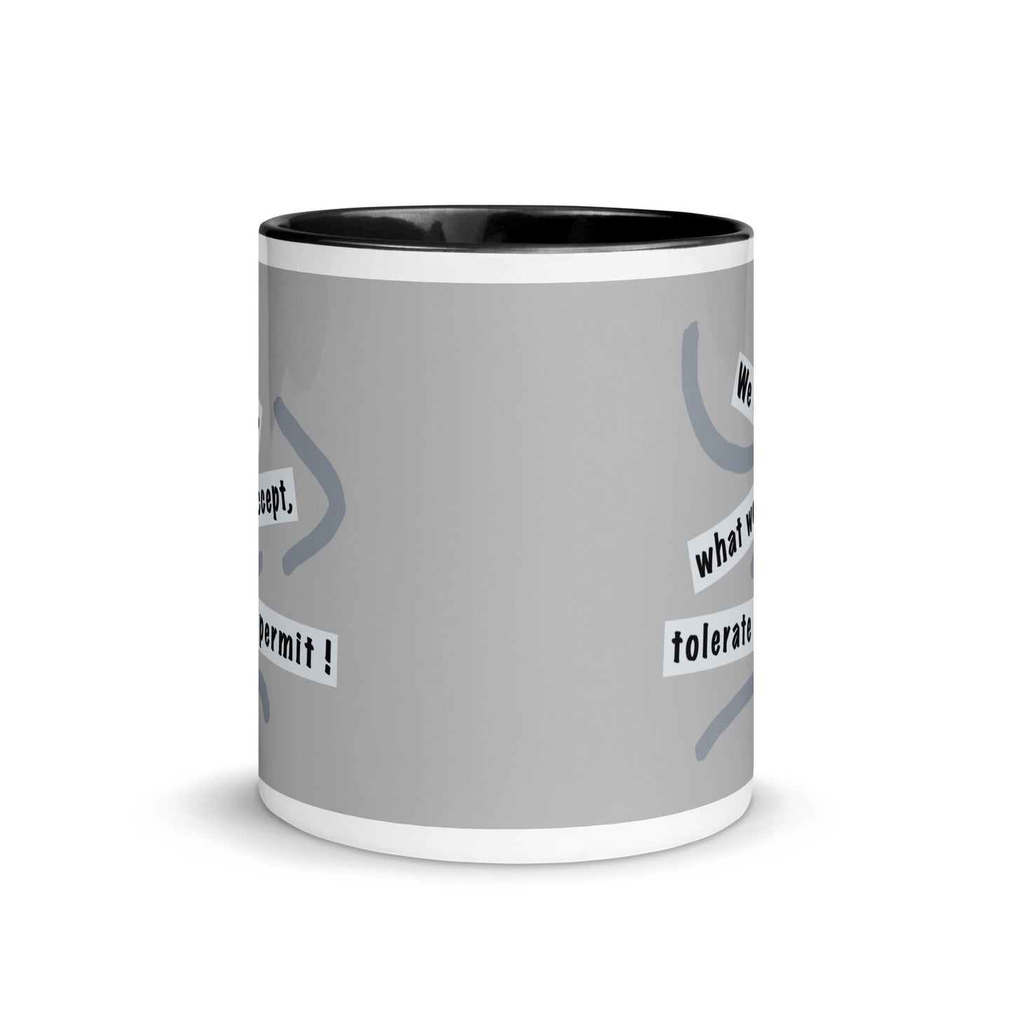 Mug with Color Inside (Reflections / Questions collection)