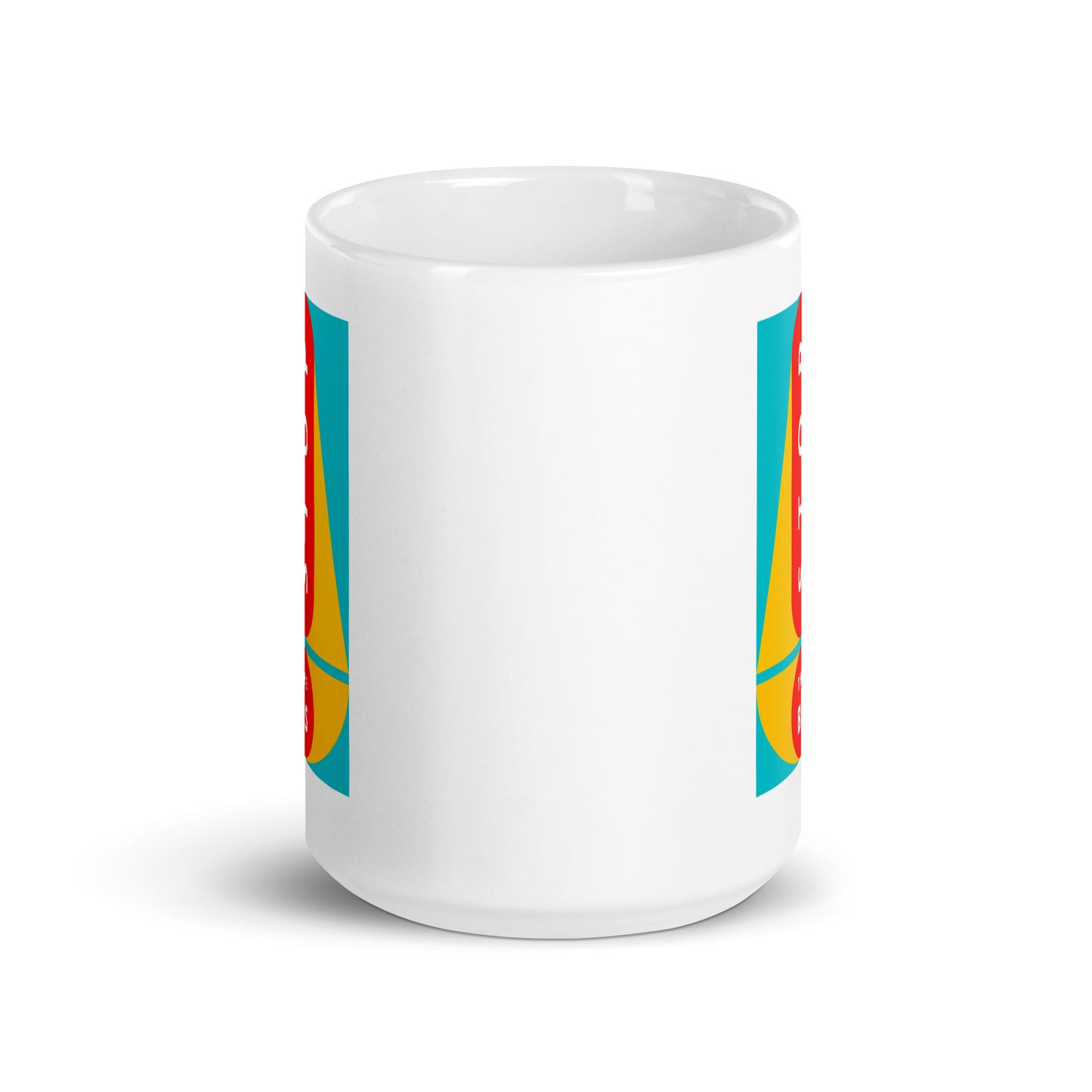 White glossy mug (Just For Fun collection)