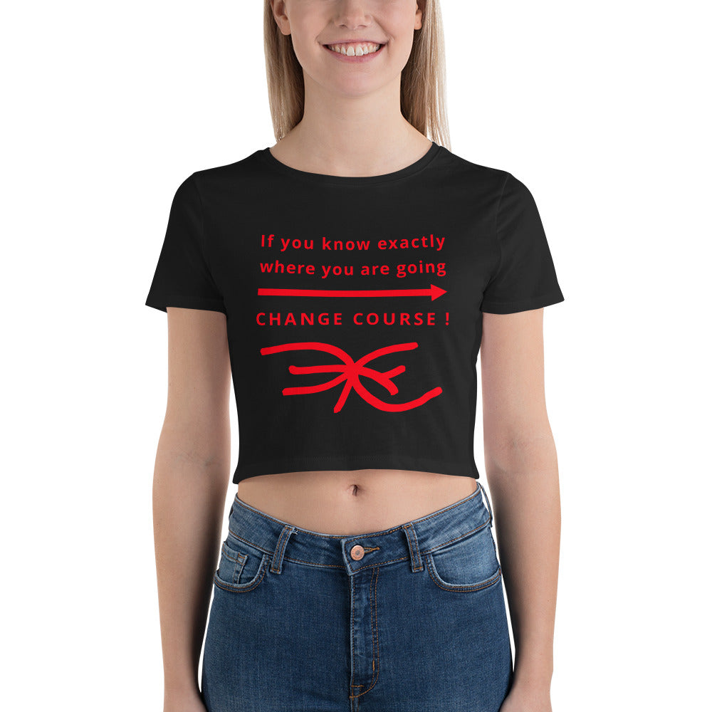 Women’s Crop Tee (Reflections / Questions collection)