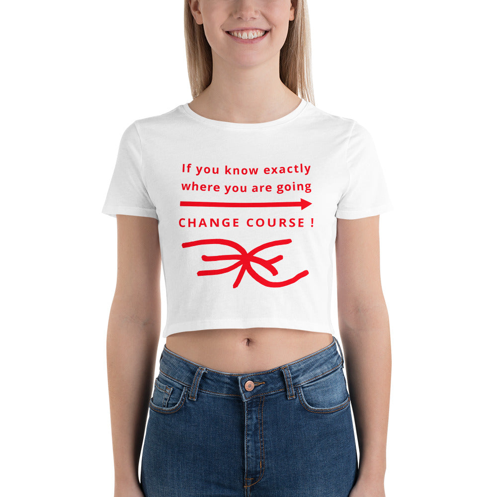 Women’s Crop Tee (Reflections / Questions collection)