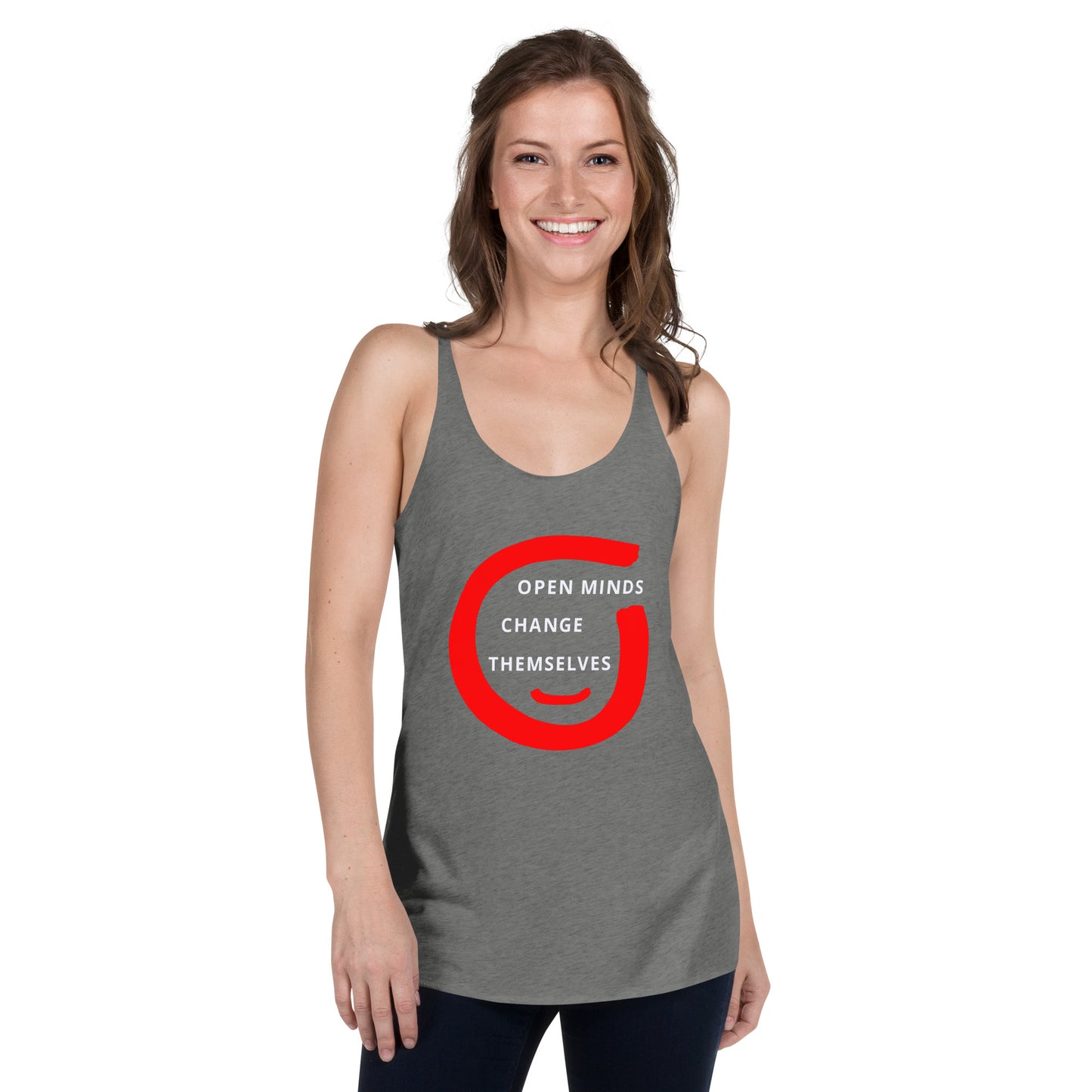Women's Racerback Tank (Reflections / Questions collection)