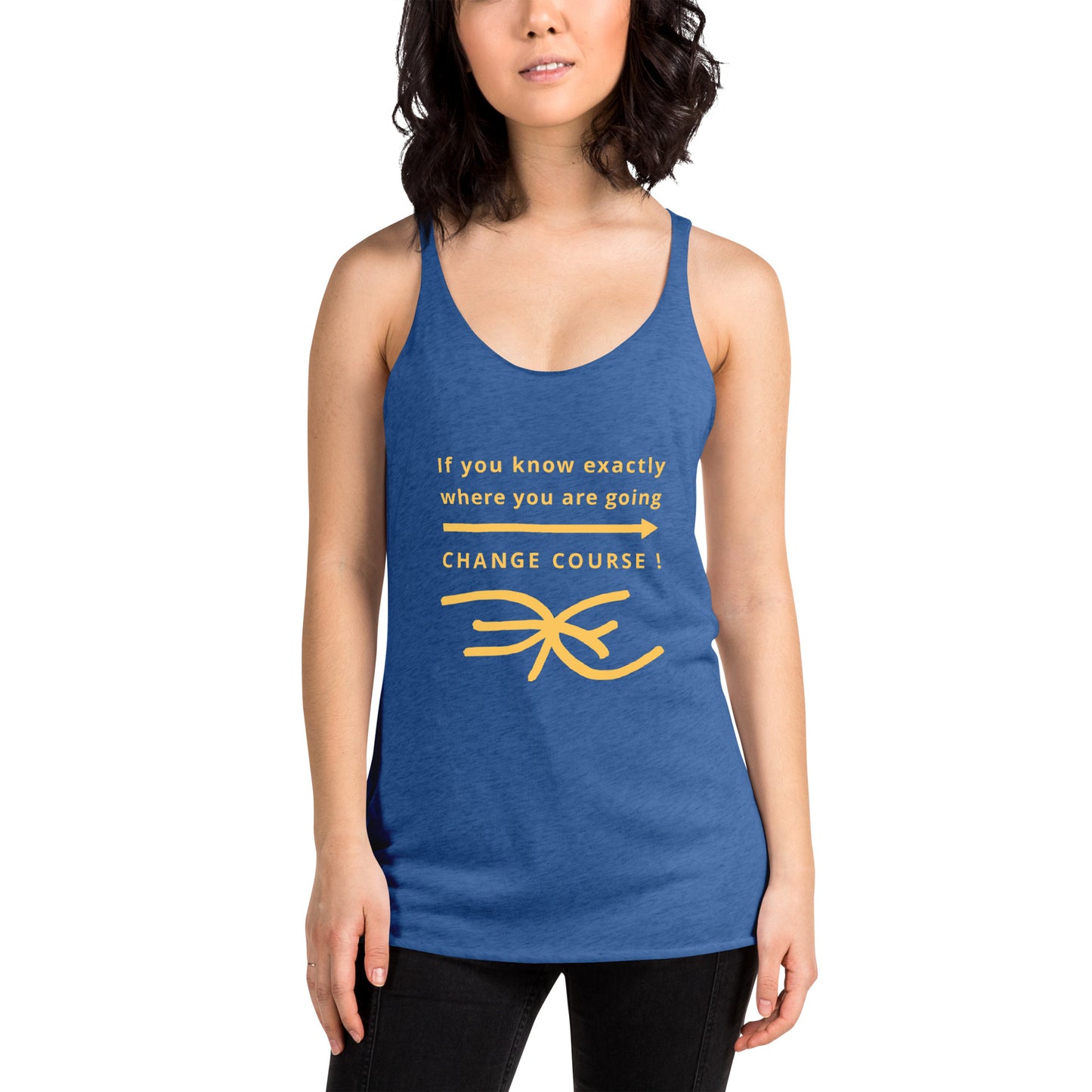 Women's Racerback Tank (Reflections / Questions collection)