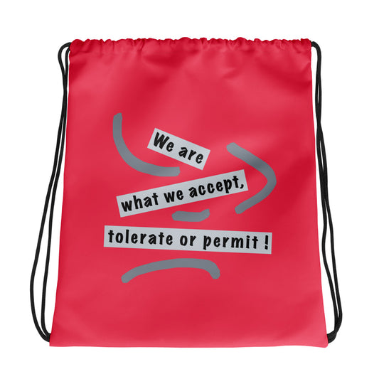 Drawstring bag (Reflections / Questions collection)