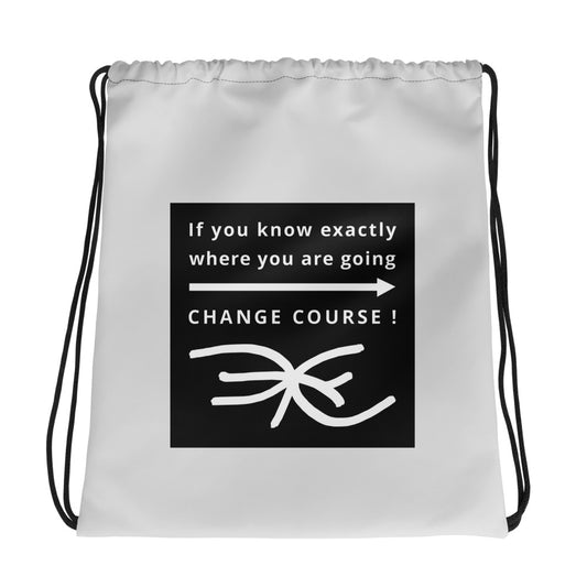 Drawstring bag (Reflections / Questions collection)