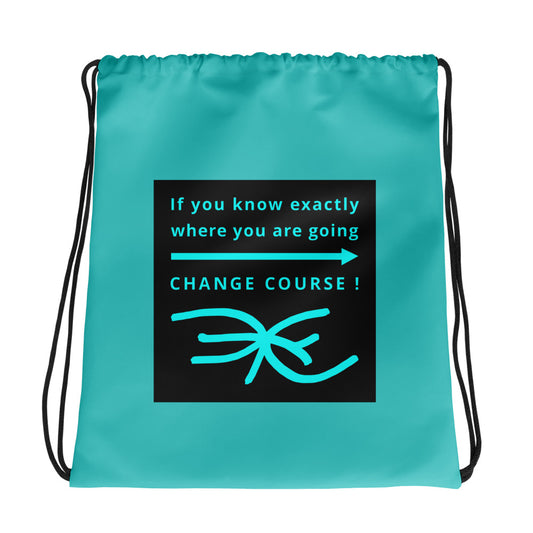 Drawstring bag (Reflections / Questions collection)