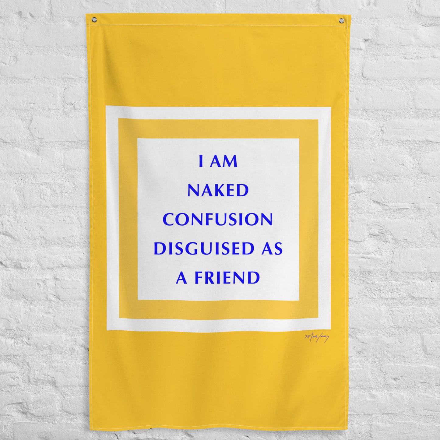 Flag: Naked Confusion (Reflections / Questions collection)