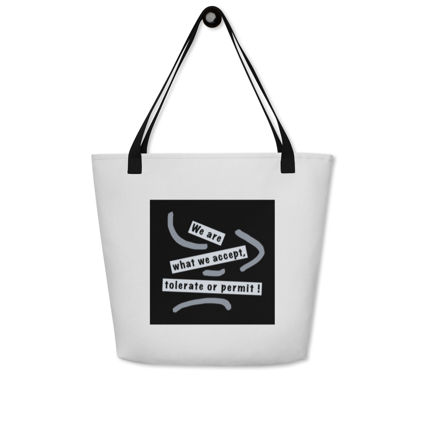 Large Tote Bag (Reflections / Questions collection)