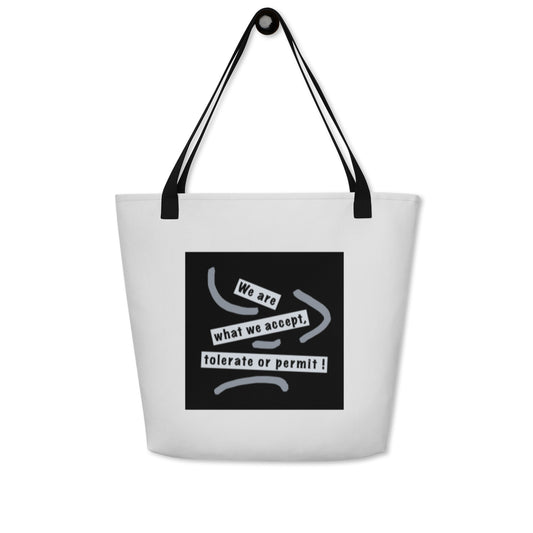 Large Tote Bag (Reflections / Questions collection)