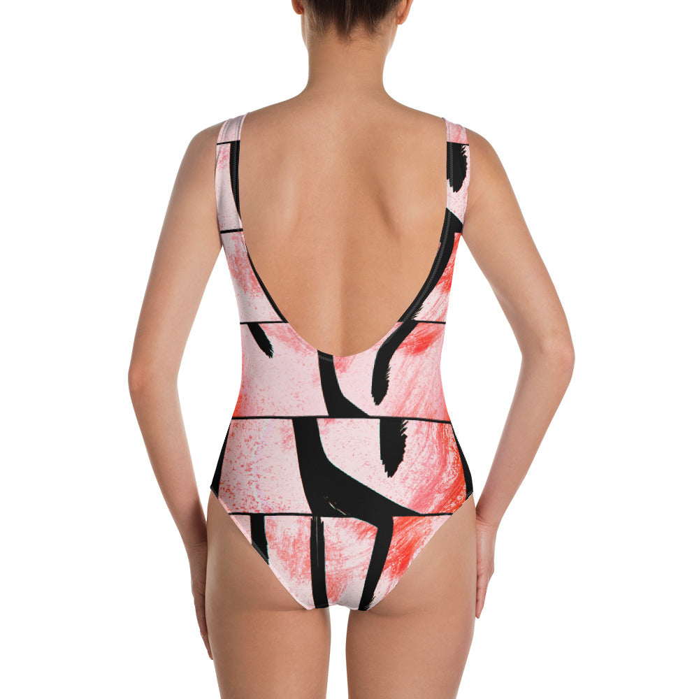 One-Piece Swimsuit (Abstract Chic collection)