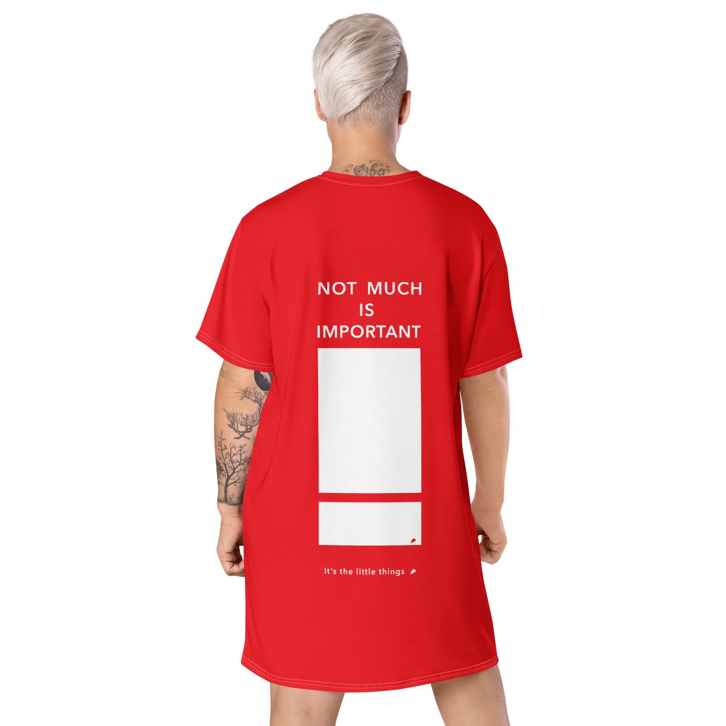 T-shirt dress (Reflections / Questions collection)