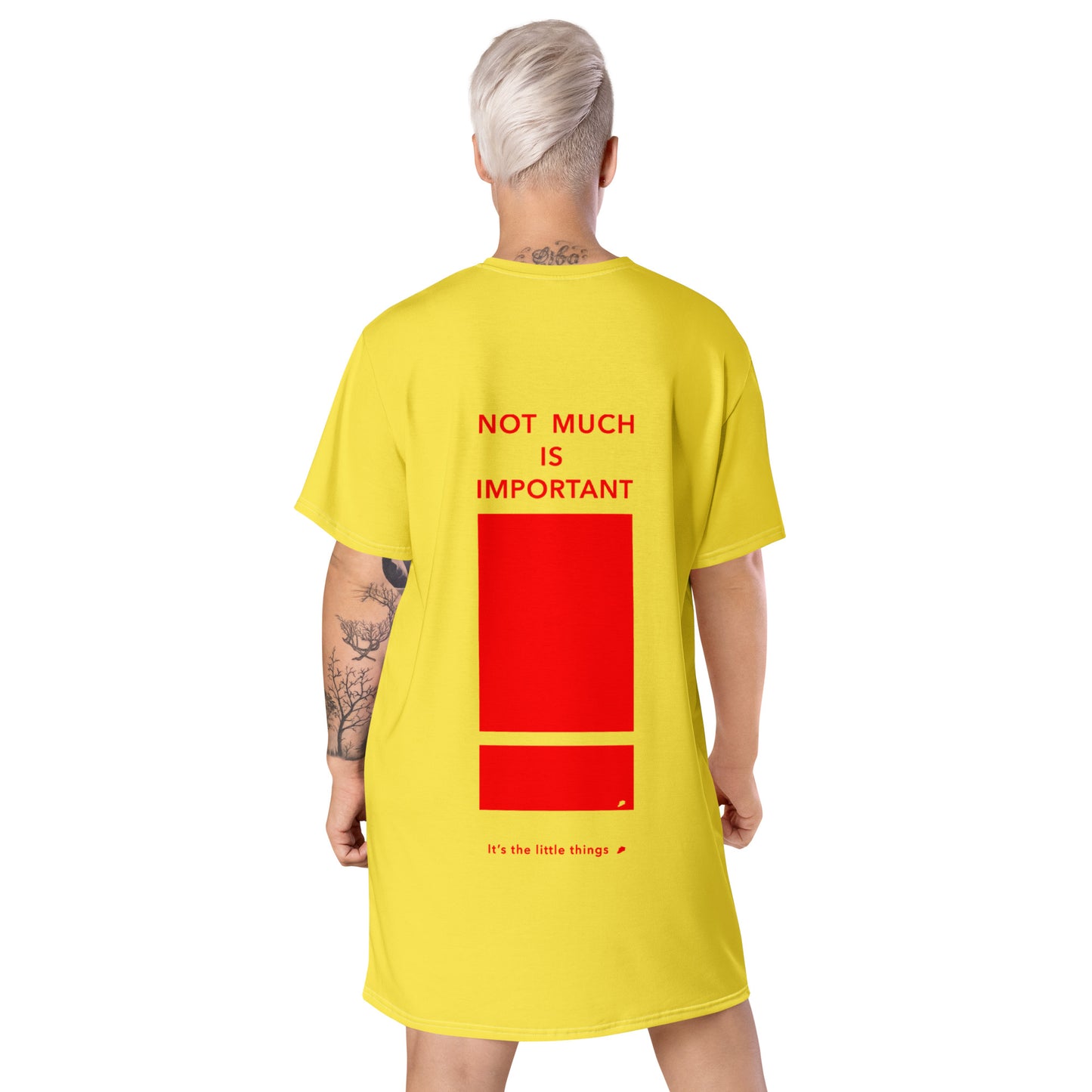 T-shirt dress (Reflections / Questions collection)