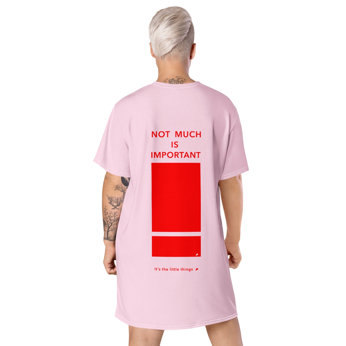 T-shirt dress (Reflections / Questions collection)