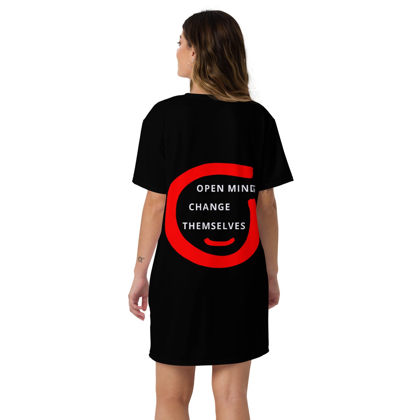 T-shirt dress (Reflections / Questions collection)