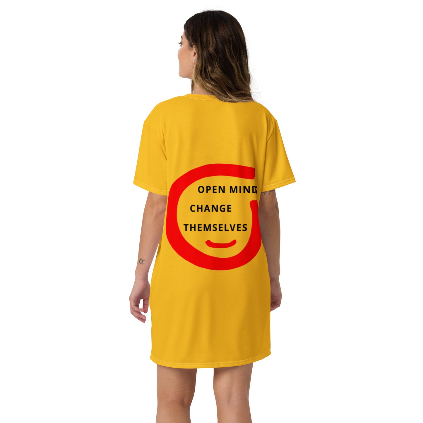 T-shirt dress (Reflections / Questions collection)