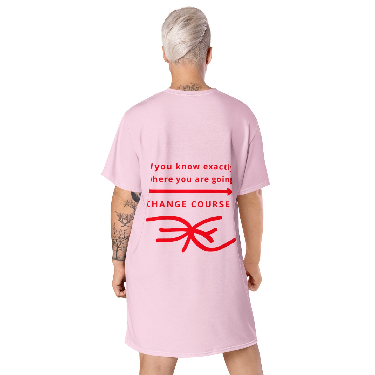 T-shirt dress (Reflections / Questions collection)