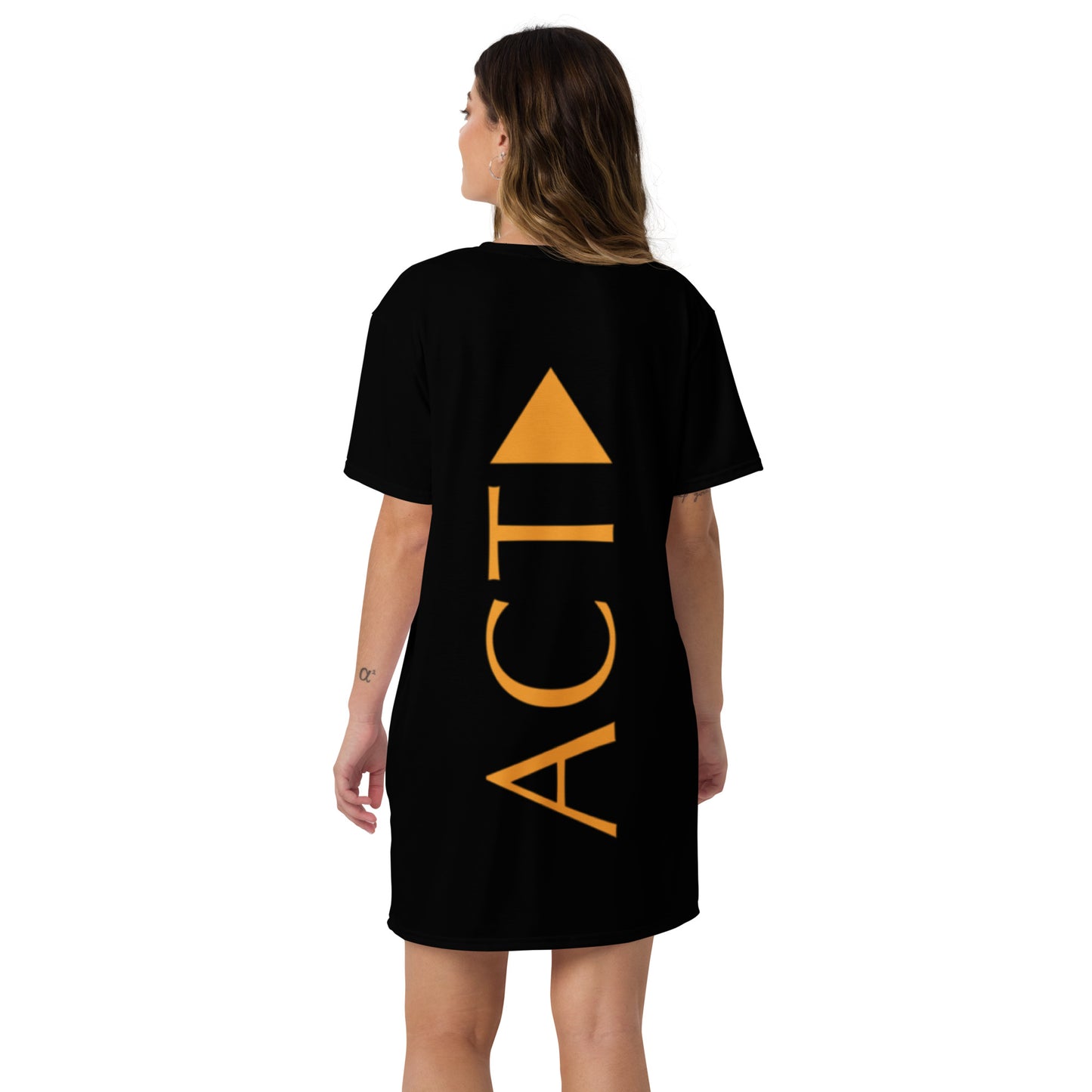 T-shirt dress (Reflections / Questions collection)