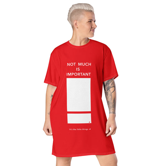 T-shirt dress (Reflections / Questions collection)