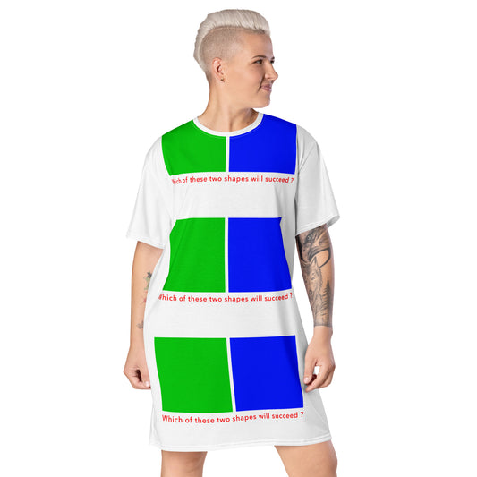 T-shirt dress (Reflections / Questions collection)