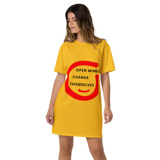 T-shirt dress (Reflections / Questions collection)