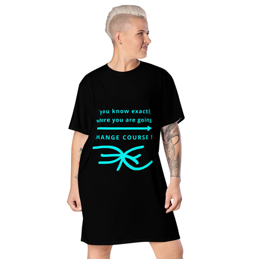 T-shirt dress (Reflections / Questions collection)