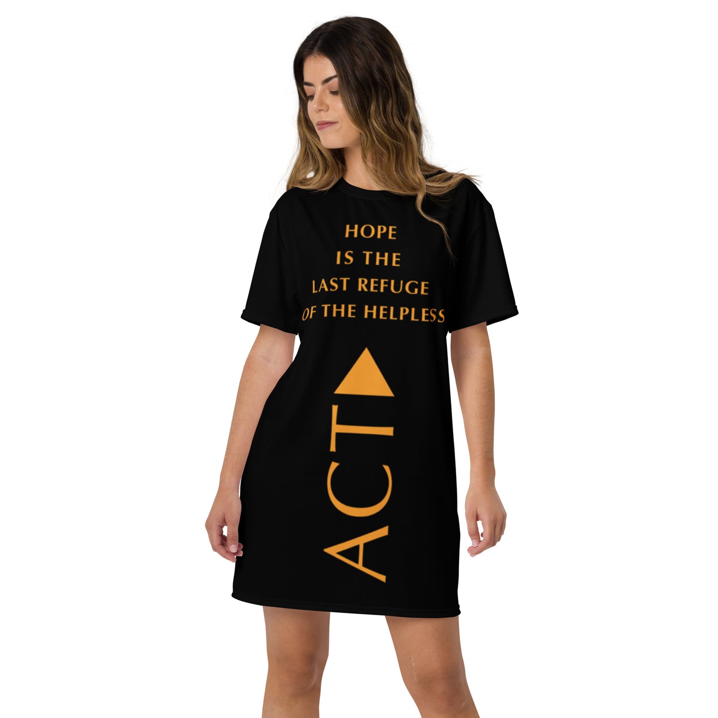 T-shirt dress (Reflections / Questions collection)