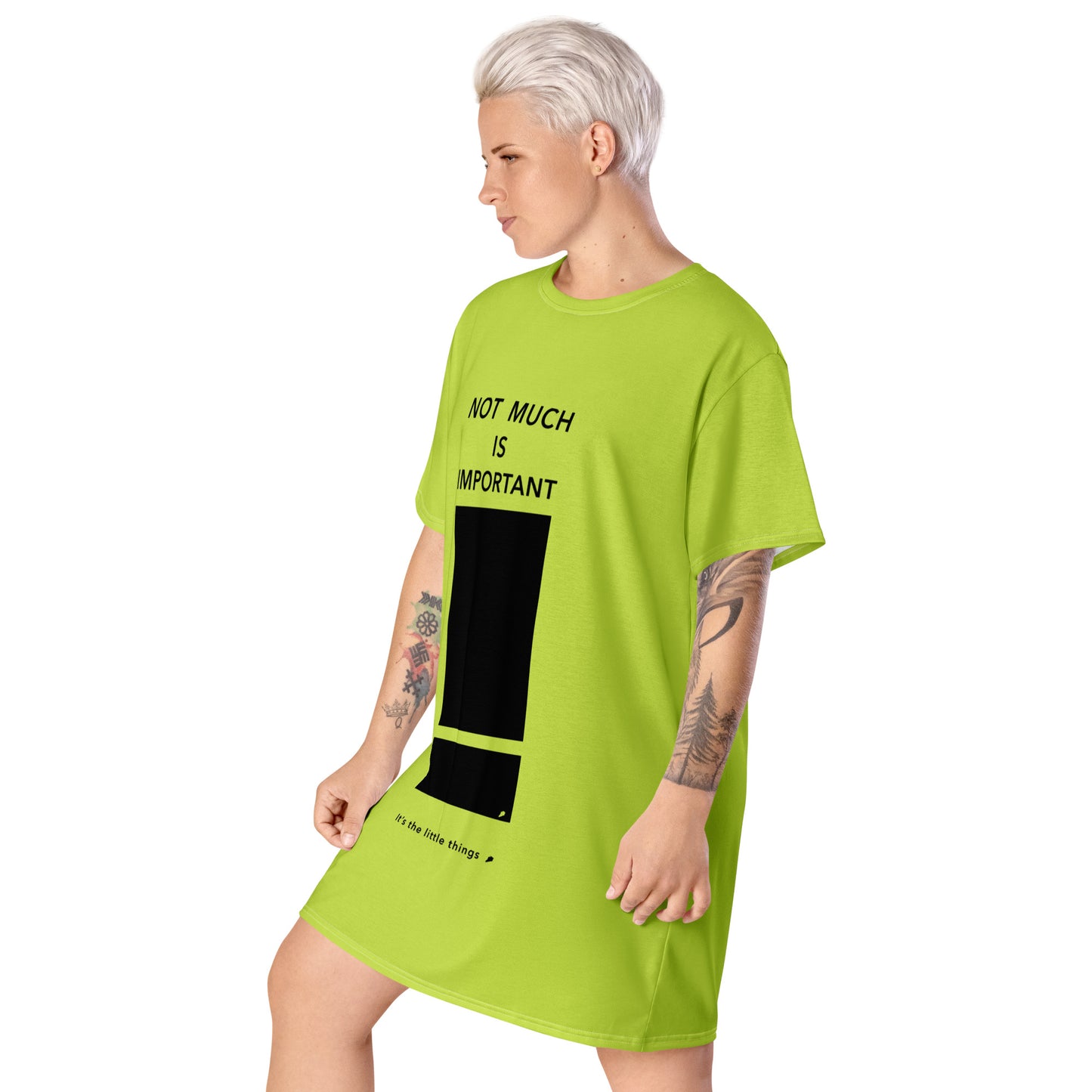 T-shirt dress (Reflections / Questions collection)