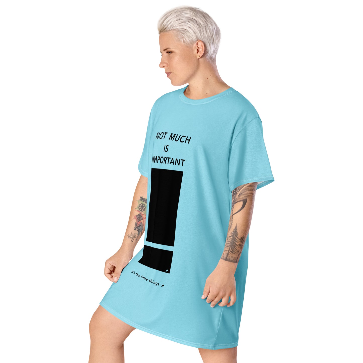 T-shirt dress (Reflections / Questions collection)