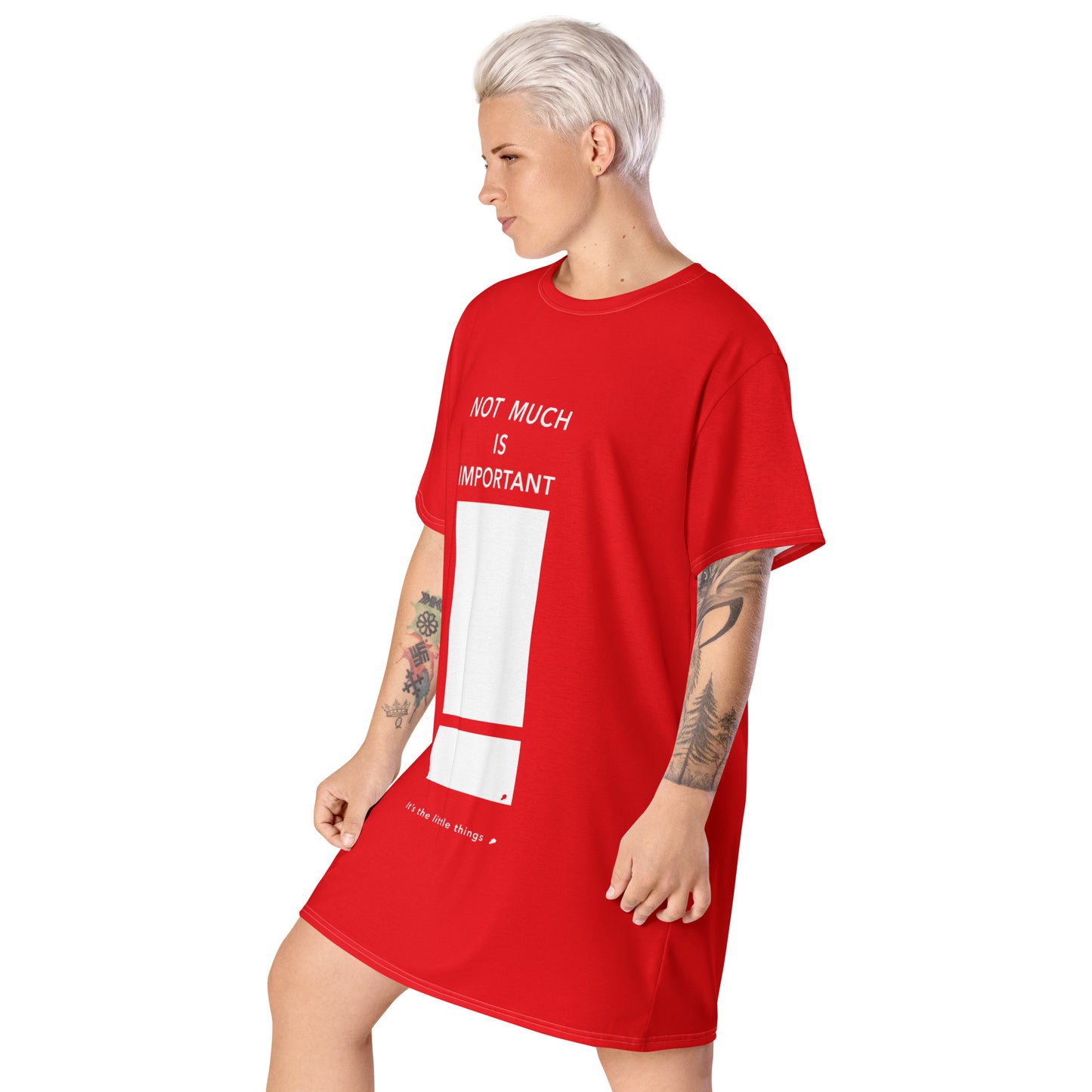 T-shirt dress (Reflections / Questions collection)