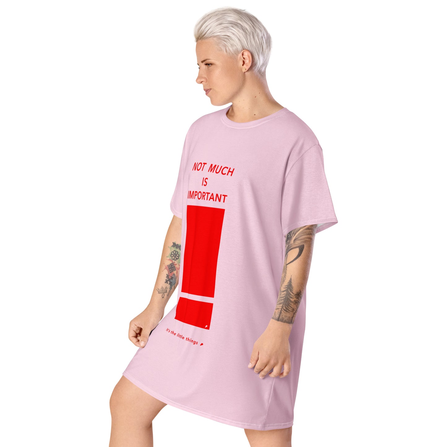 T-shirt dress (Reflections / Questions collection)