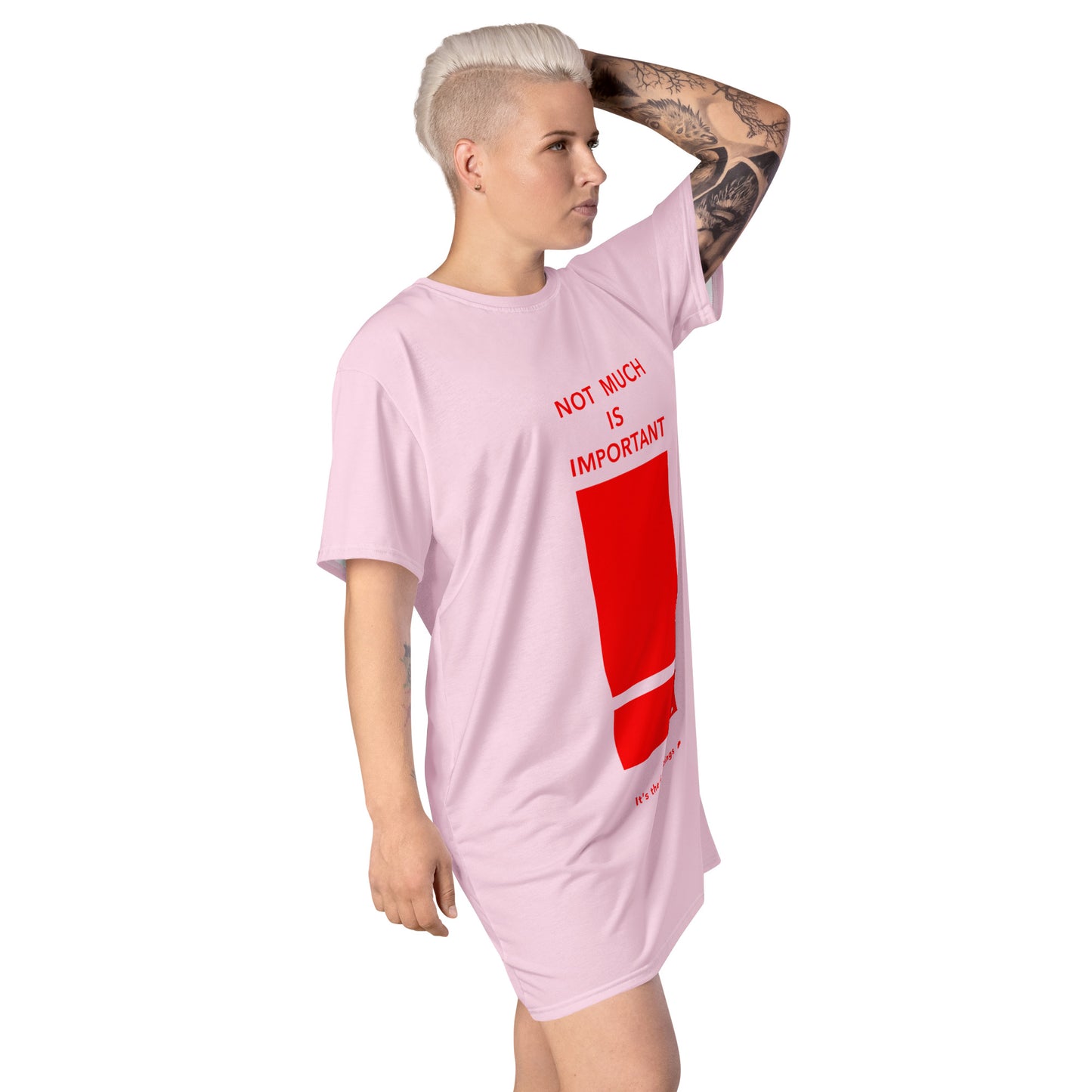 T-shirt dress (Reflections / Questions collection)