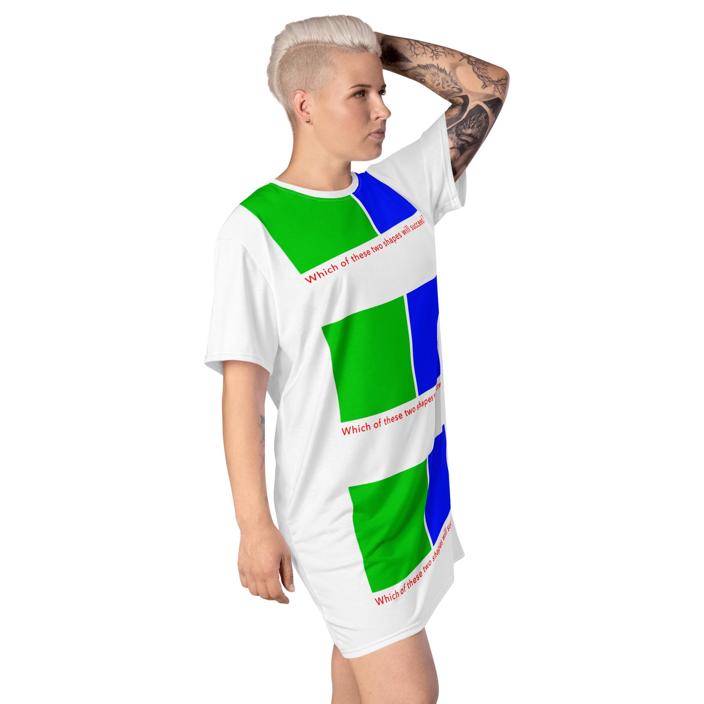 T-shirt dress (Reflections / Questions collection)