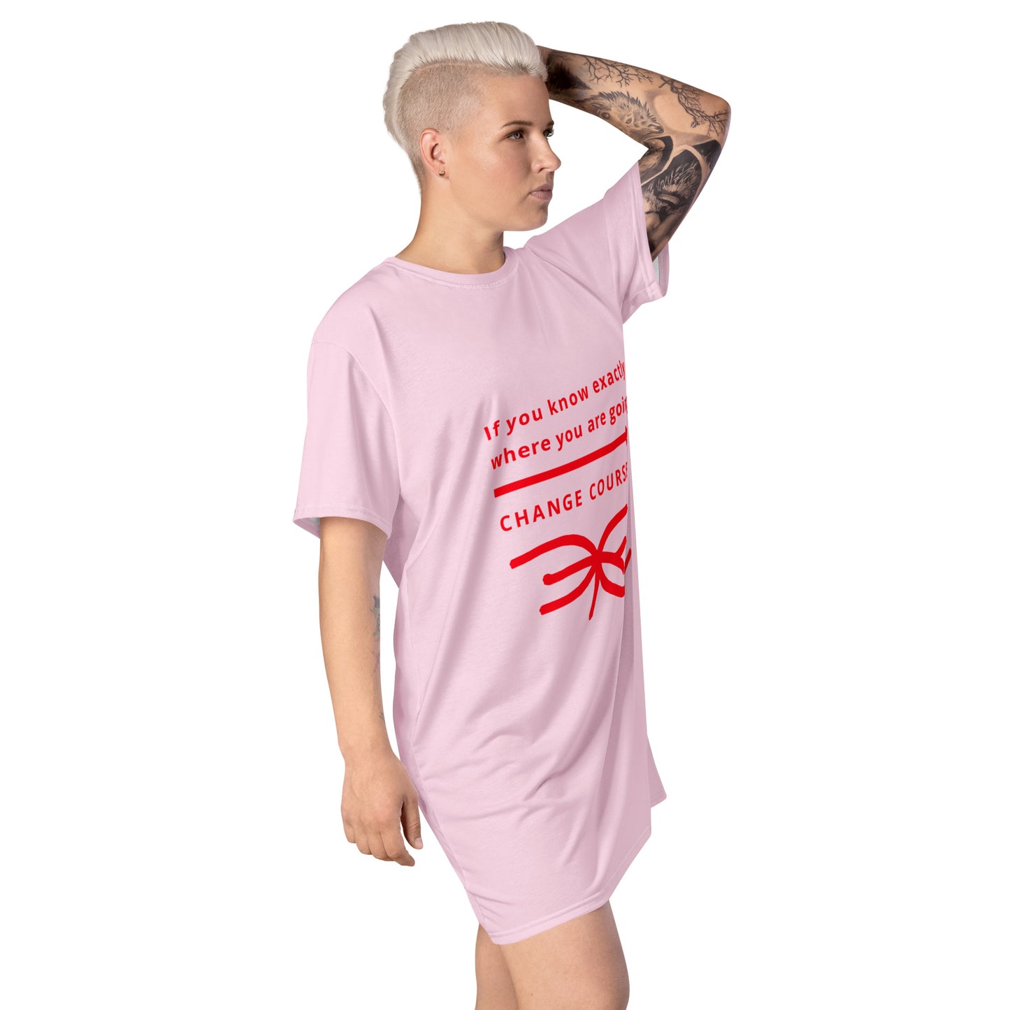 T-shirt dress (Reflections / Questions collection)