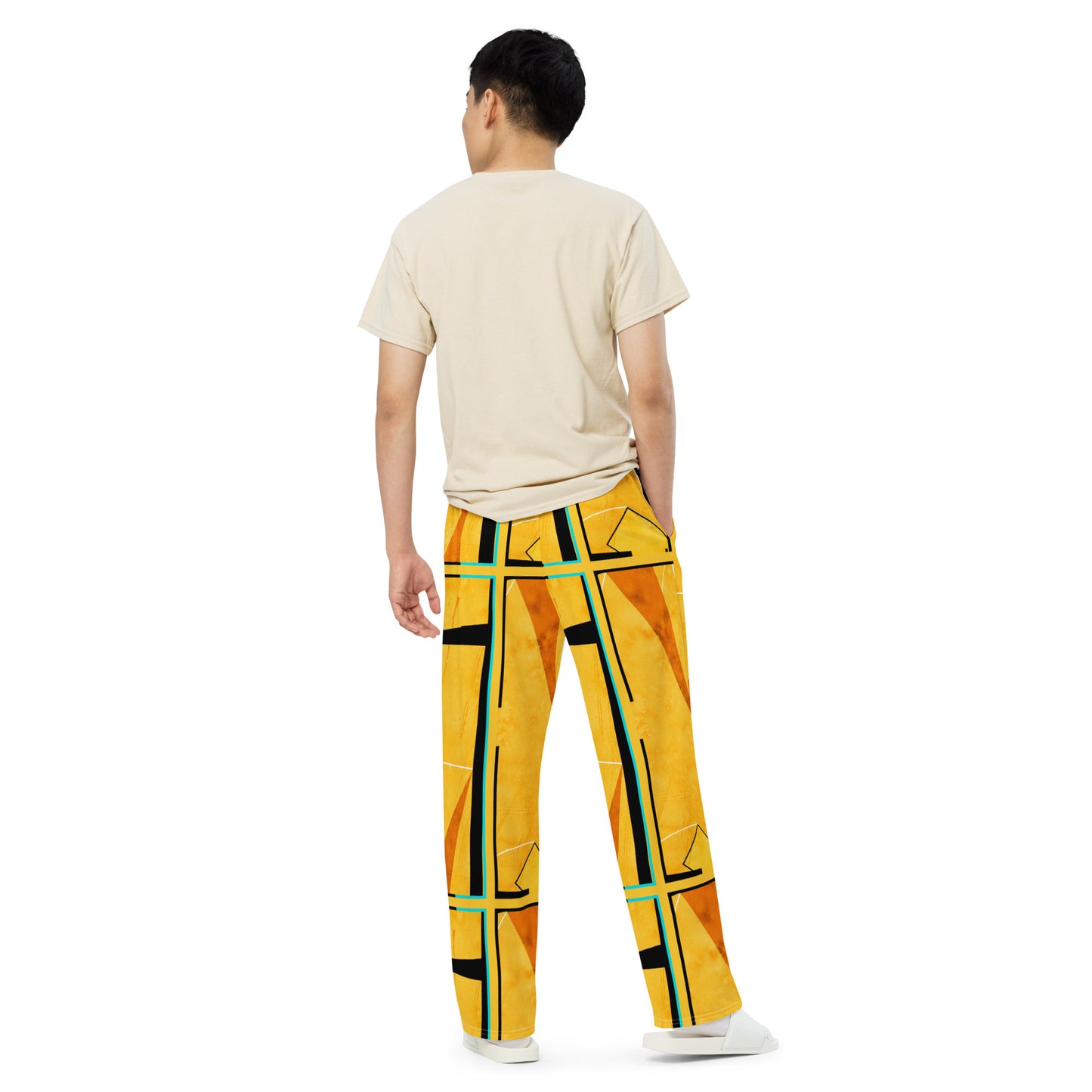 Unisex wide-leg pants (Abstract Chic collection)