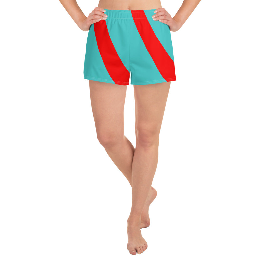 Women’s Recycled Athletic Shorts (Abstract Chic collection)