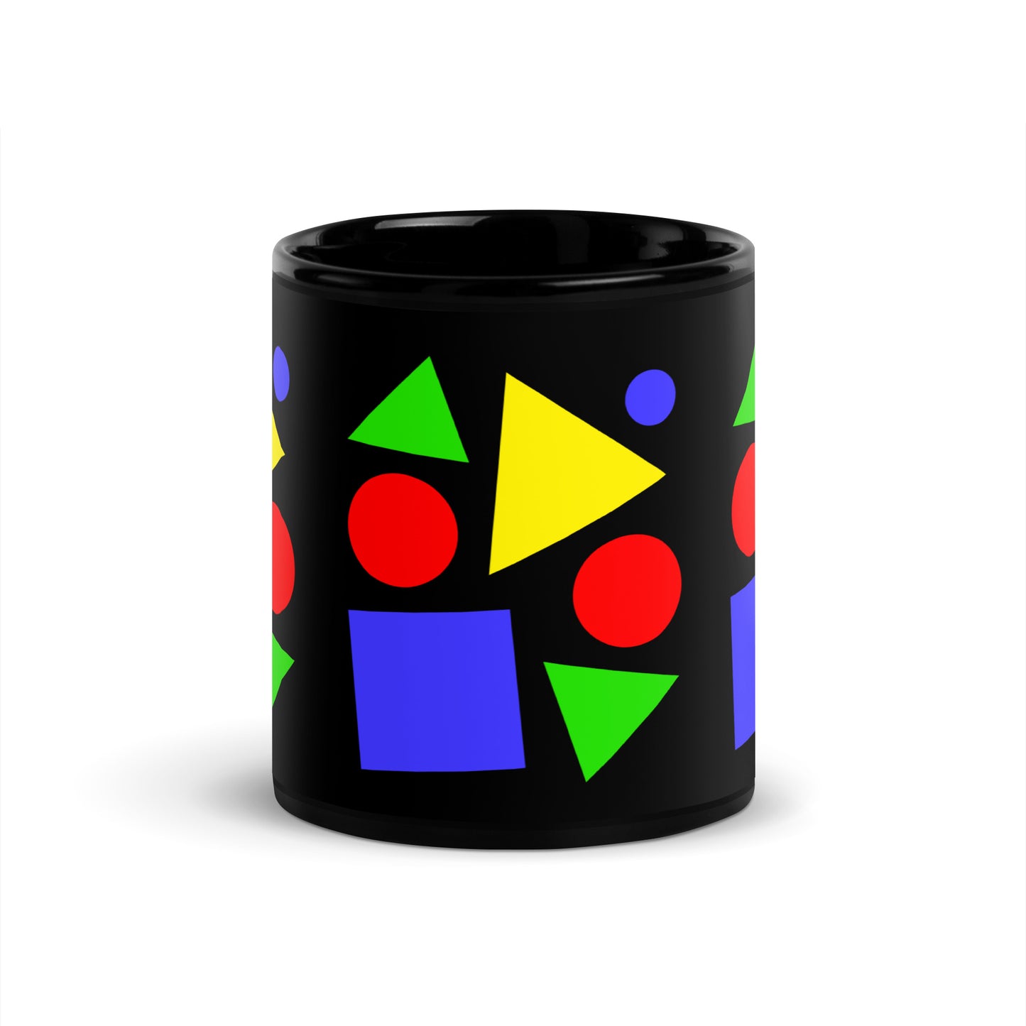 Black Glossy Mug (Abstract Chic collection)