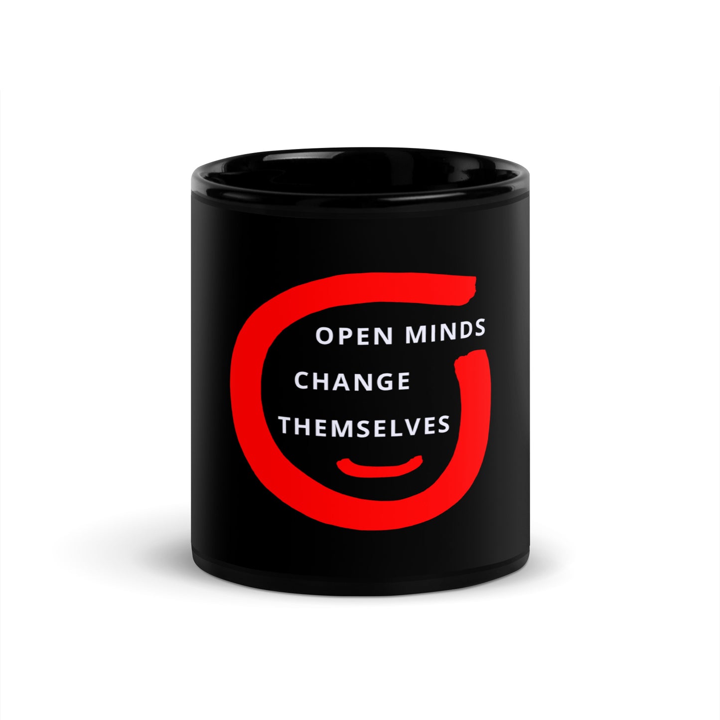 Black Glossy Mug (Reflections / Questions collection)