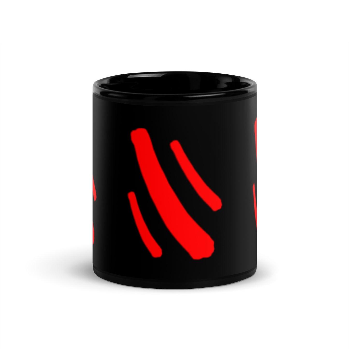 Black Glossy Mug (Abstract Chic collection)