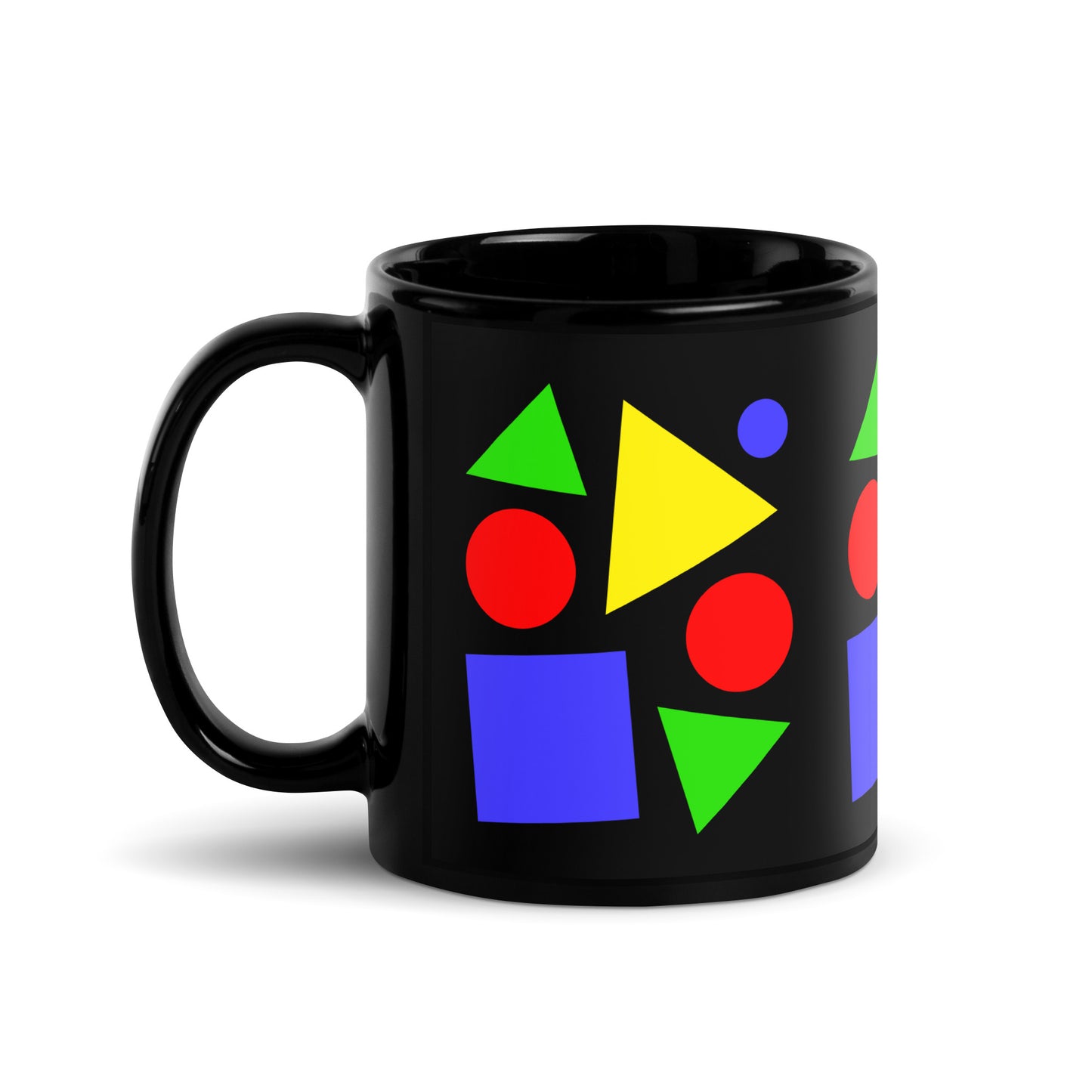 Black Glossy Mug (Abstract Chic collection)