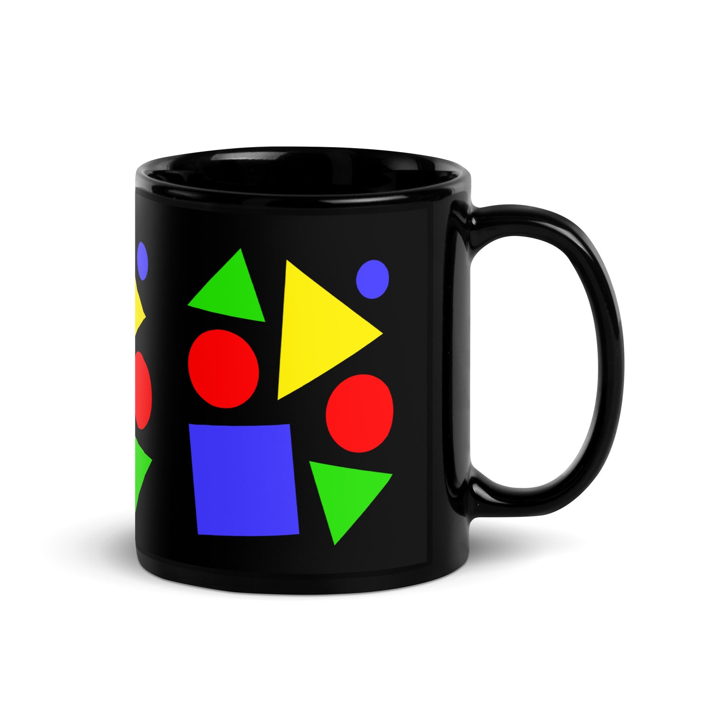 Black Glossy Mug (Abstract Chic collection)